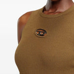 Abito M-Onervax con collo alto  in marrone Diesel - donna 