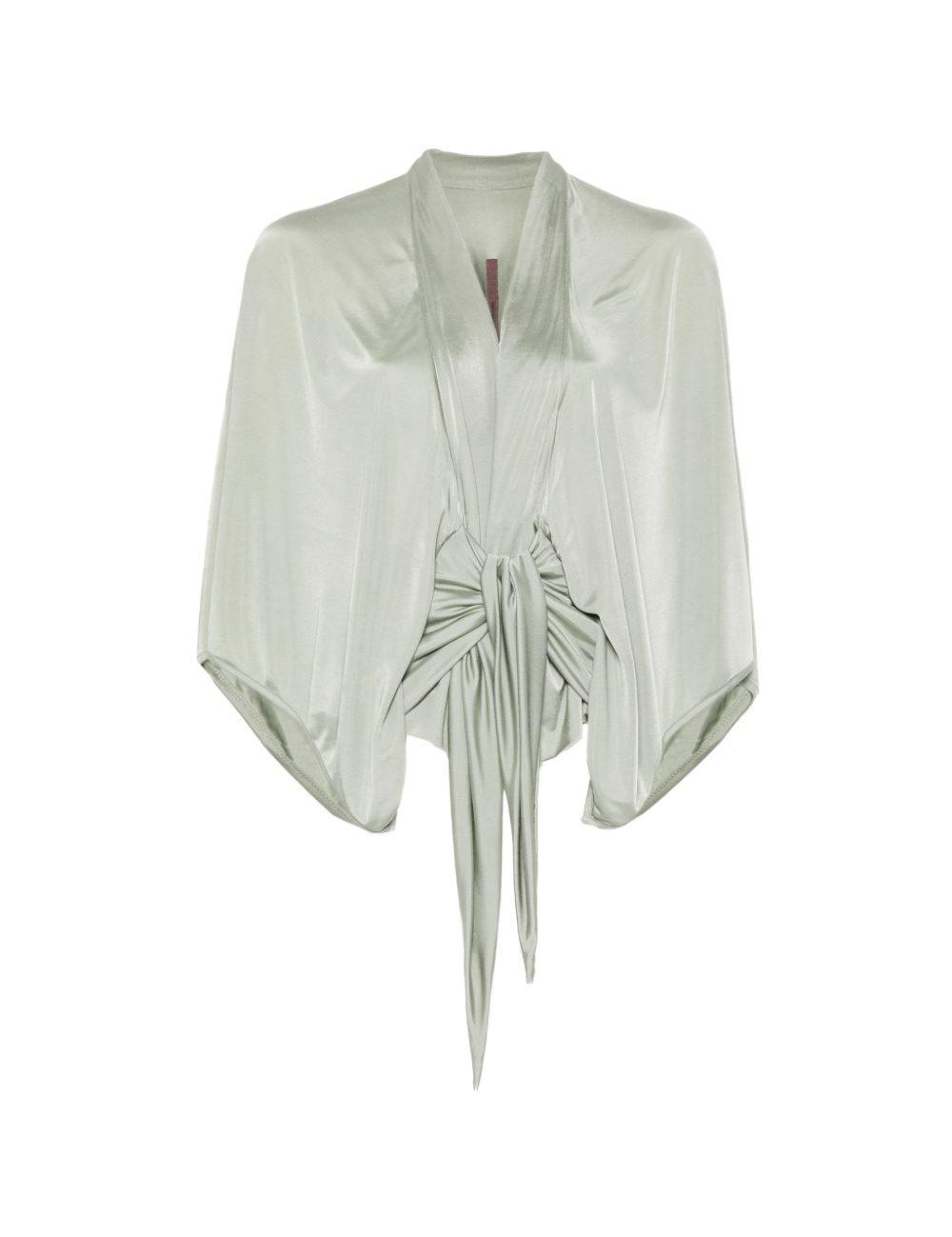 Blusa con nodo in argento Rick Owens Lilies - donna 