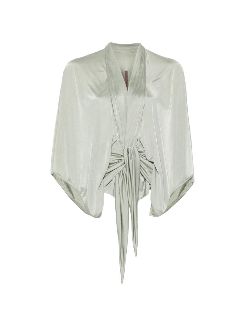 Blusa con nodo in argento Rick Owens Lilies - donna 