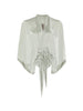 Blusa con nodo in argento Rick Owens Lilies - donna
