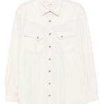 Camicia con doppia tasca in bianco Lardini - uomo 