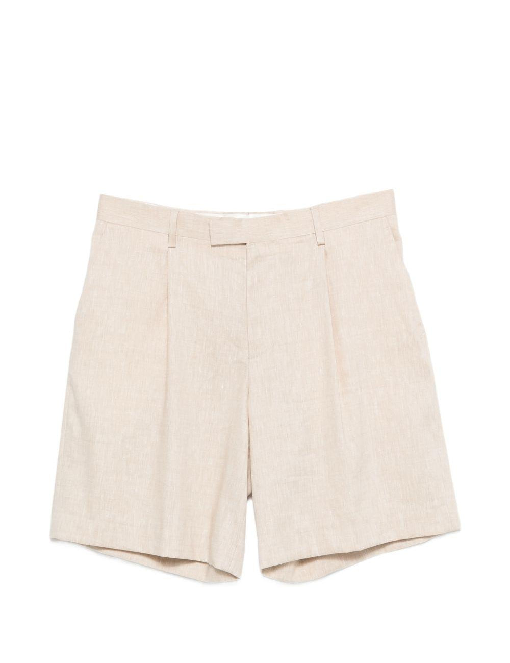 Bermuda con pieghe in beige Lardini - uomo 