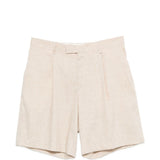 Bermuda con pieghe in beige Lardini - uomo 