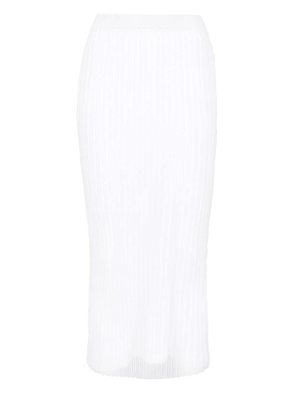Gonna midi a matita album in bianco Maxmara - donna 