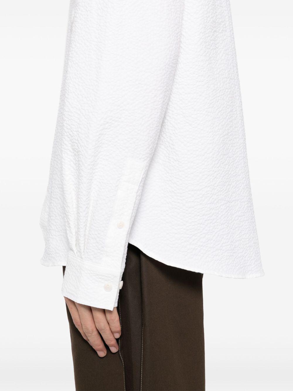 Camicia a maniche lunghe in bianco Ymc - uomo 