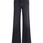 Jeans a vita alta in nero Re/done - donna 