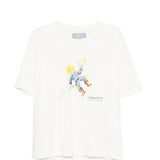 T-shirt con stampa di UN astronauta in bianco Kidsuper - uomo 