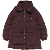 Cappotto parka con chiusura a zip in bordeaux Bacon - donna 
