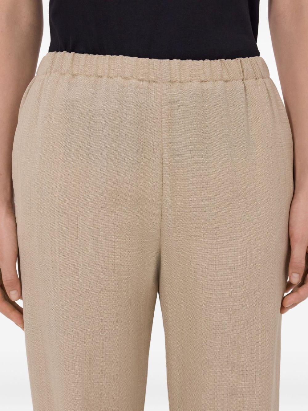 Pantaloni elasticizzati Scot in beige Loulou de saison - donna 