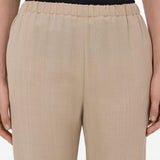 Pantaloni elasticizzati Scot in beige Loulou de saison - donna 