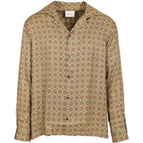 Camicia geometrica in verde Drole de monsieur - uomo 