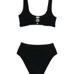 Bikini due pezzi nadine in nero Hunza g - donna 