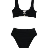 Bikini due pezzi nadine in nero Hunza g - donna 