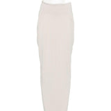 Gonna lunga drappeggiata tide in grigio Entire studios - donna 