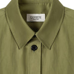 Giacca-camicia con ricamo in verde Laneus - uomo 
