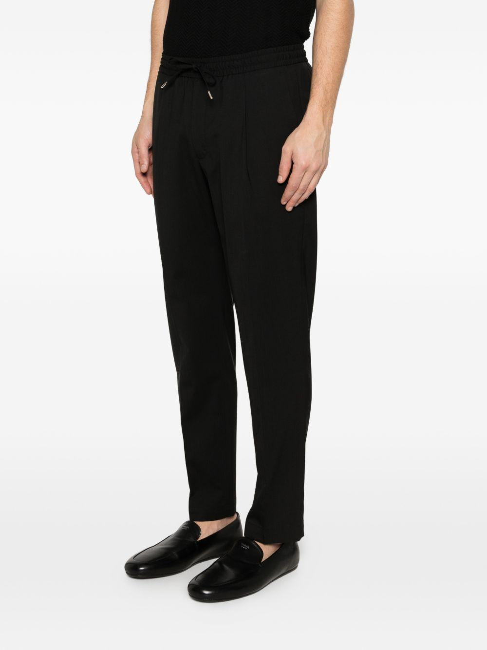 Pantaloni wimbledon con coulisse in nero Briglia 1949 - uomo 