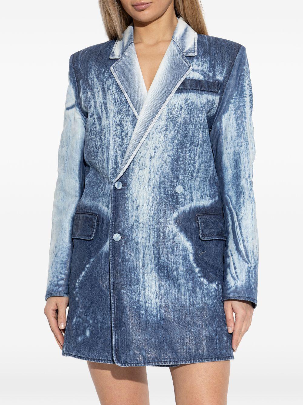 Cappotto denim De-Lyria-Fsi in blu Diesel - donna 