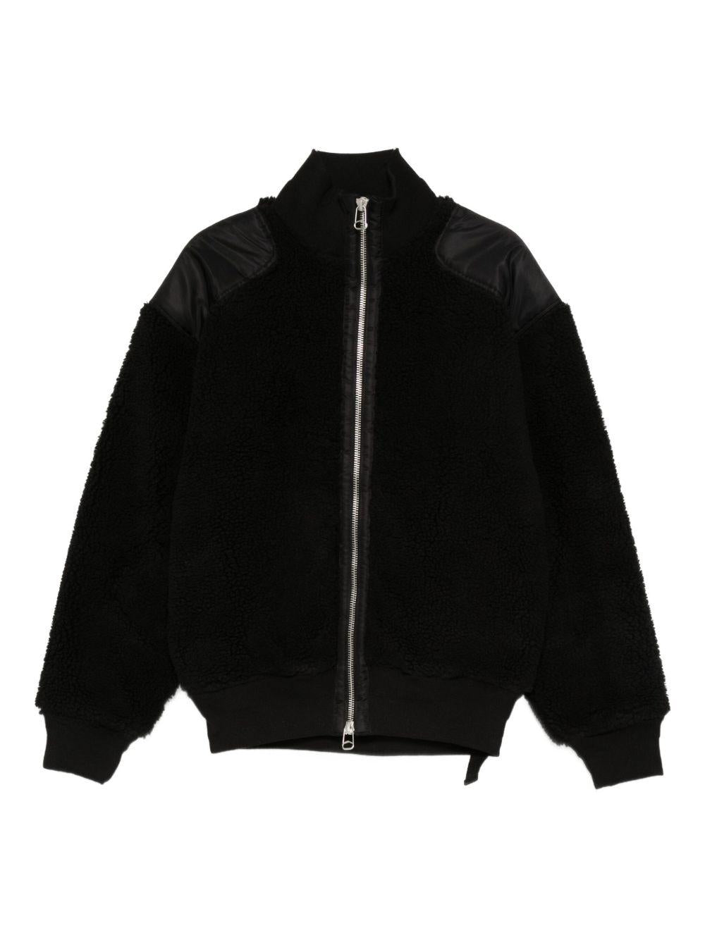 Bomber con zip in nero Oamc peacemaker - uomo 