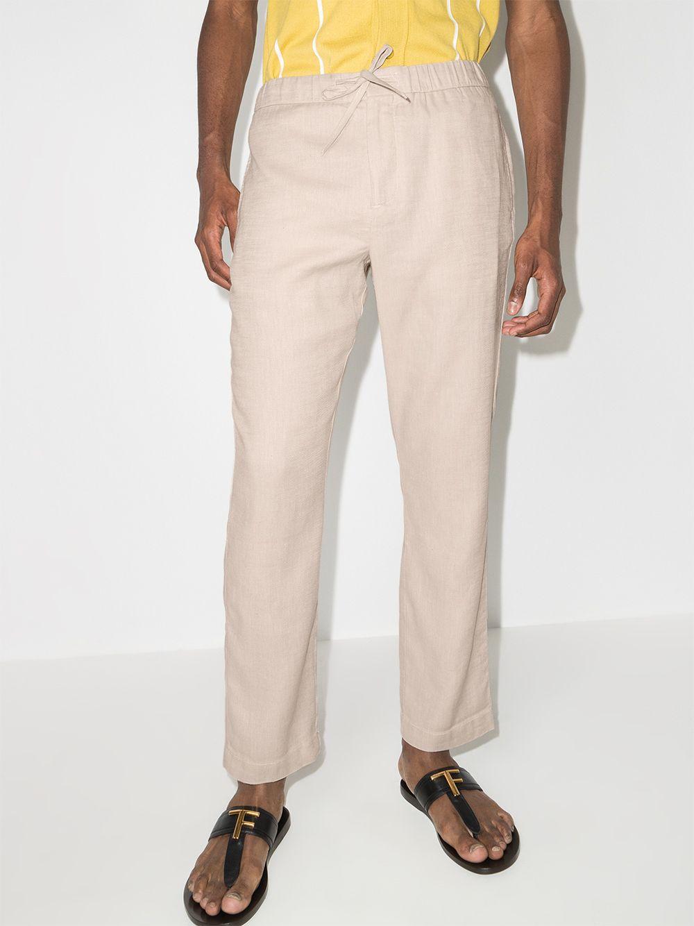 Chino con coulisse Oscar in beige Frescobol carioca - uomo 