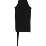Top asimmetrico a coste in nero Rick owens drkshdw - donna 