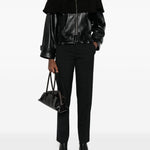 Pantaloni dritti in nero Alberta Ferretti - donna 