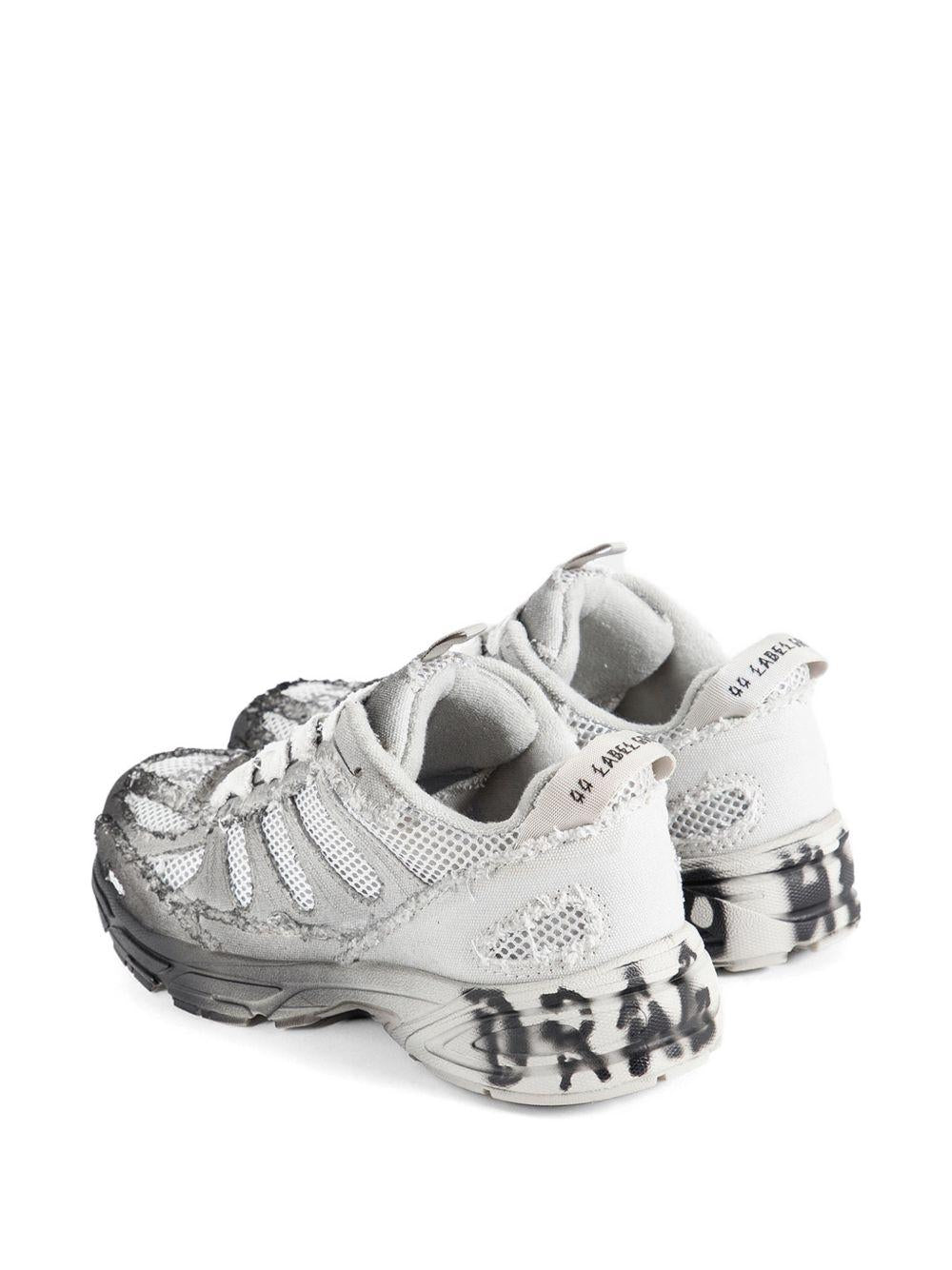 Sneakers Dragger con effetto vissuto in grigio e bianco 44 label group - uomo 