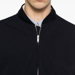 Bomber con zip in blu navy Lardini - uomo 
