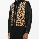 Giacca con pannello leopardato phreak  Second layer - uomo 