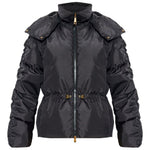 Piumino Louviere con cappuccio in nero Moncler - donna 
