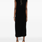 Abito midi senza maniche in nero Norma kamali - donna 