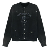 Felpe stile cardigan con stampa in nero Khoki - uomo 