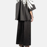 Blusa in mikado in nero e bianco Elie Saab - donna 