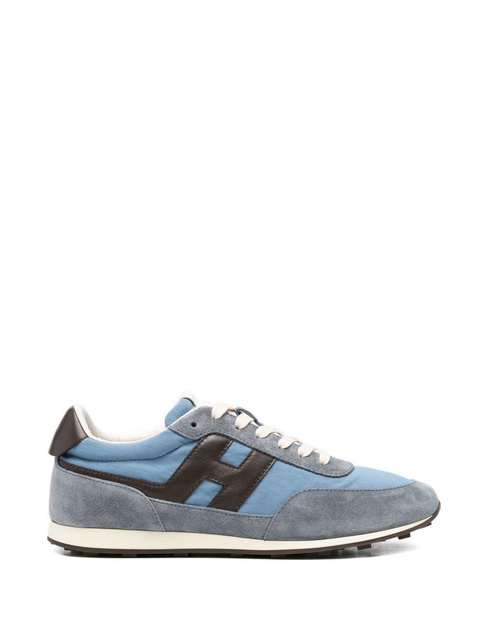 Sneakers con logo in blu Hogan - uomo 