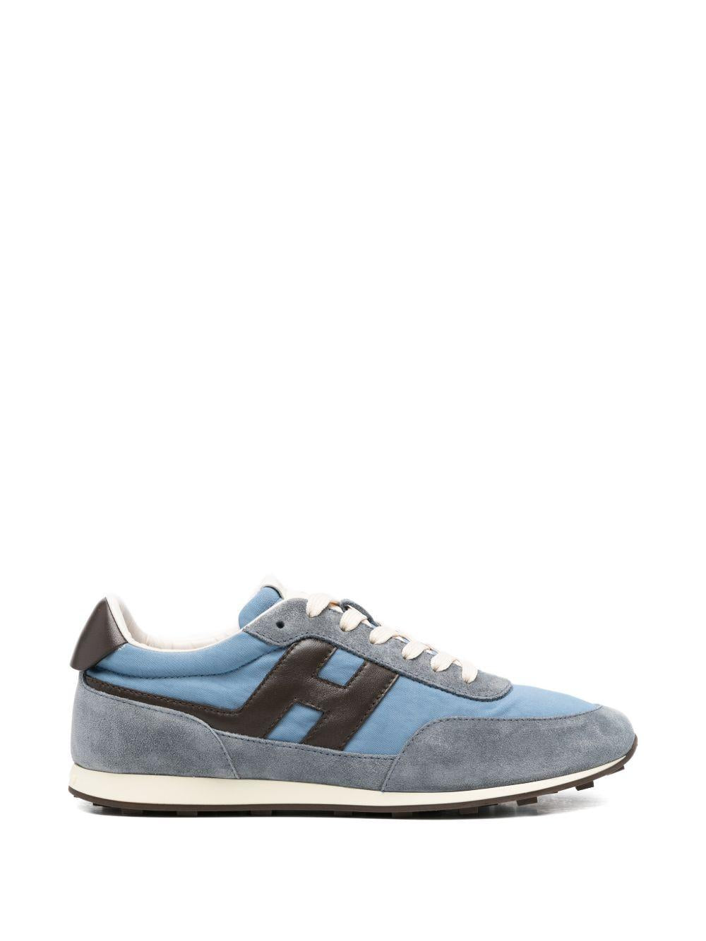 Sneakers con logo in blu Hogan - uomo 