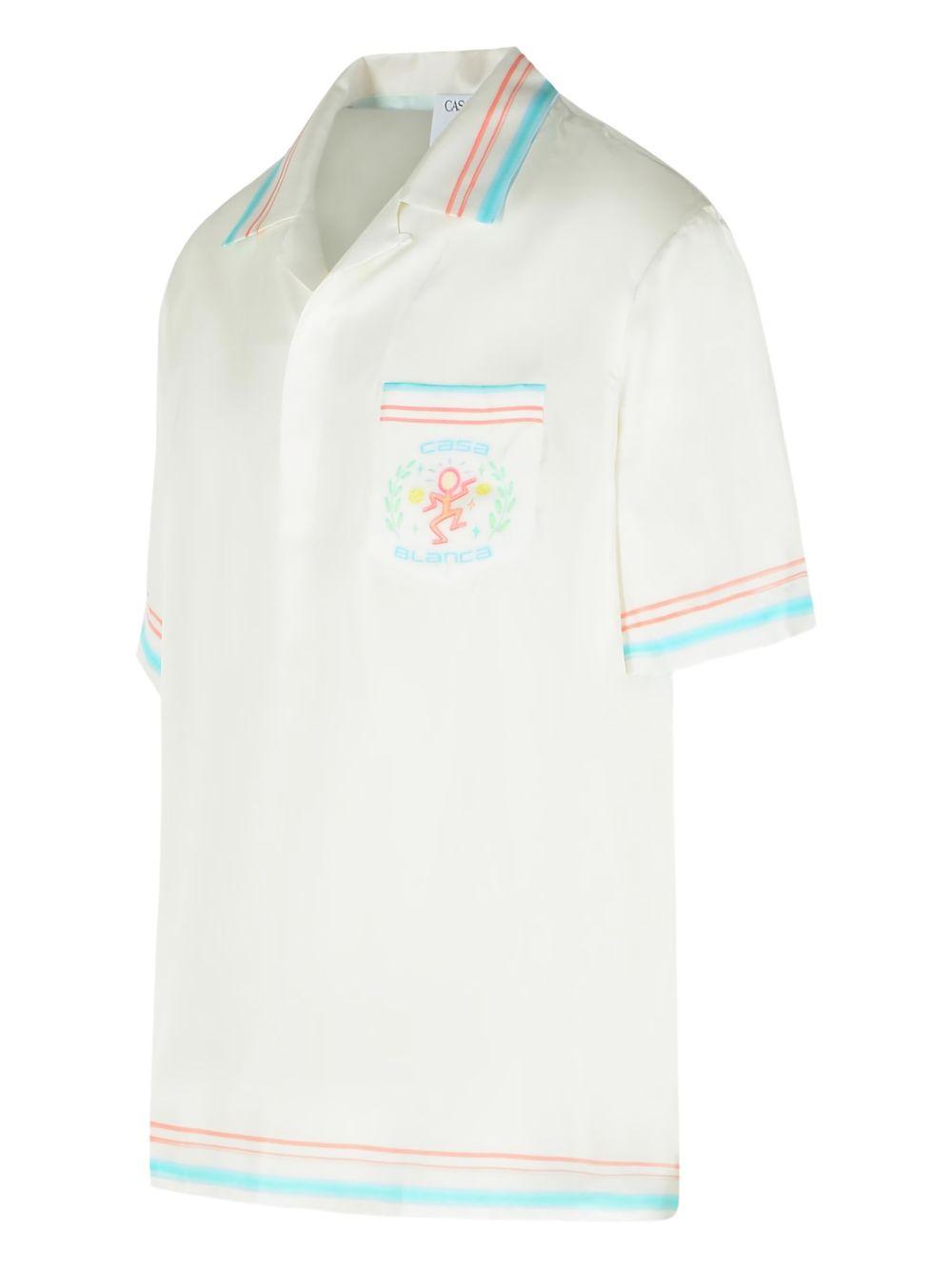 Camicia con stampa Dance Joy in bianco Casablanca - uomo 