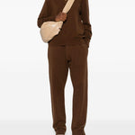 Maglione con scollo a v in marrone Entire studios - unisex 