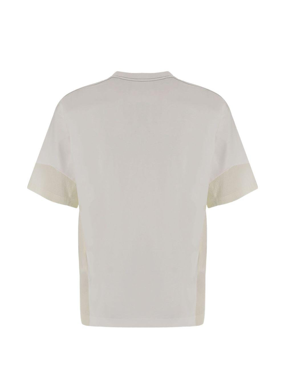 T-shirt a maniche corte con tasca in bianco And wander - uomo 