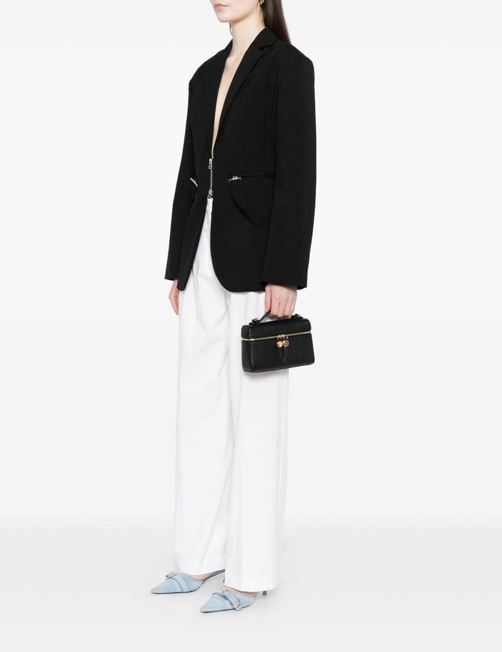 Borsa a mano slim in nero tory burch - donna 