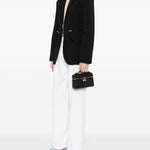 Borsa a mano slim in nero tory burch - donna 