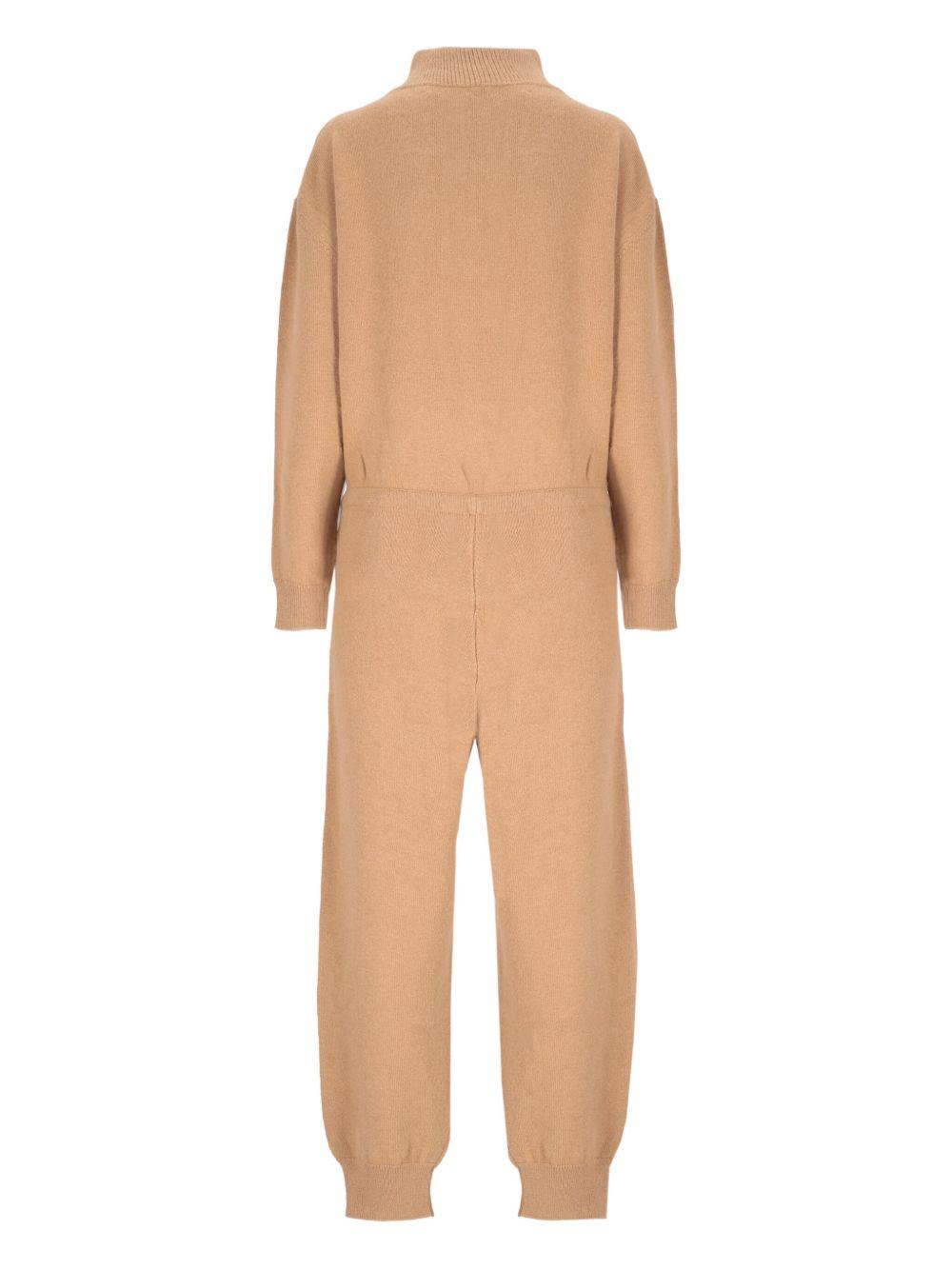 Tuta intera in maglia in marrone Laneus - uomo 