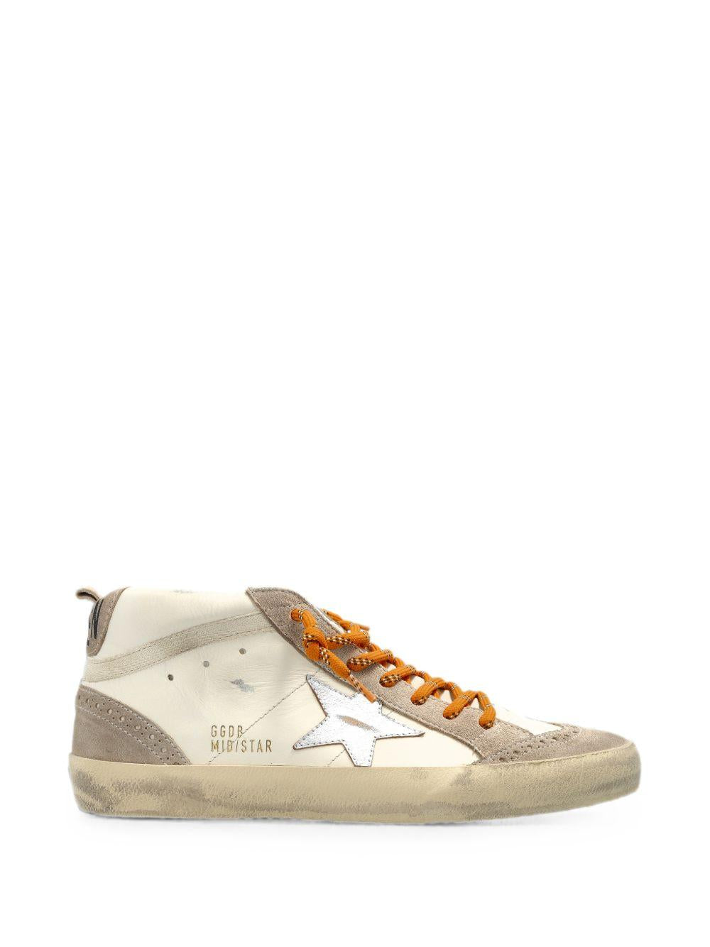 sneakers mid star in suede multicolore golden goose - donna 
