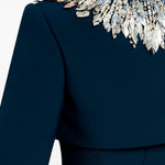 Blazer crop dexy in blu Jenny packham - donna 