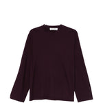 T-shirt a coste in viola Our legacy - uomo 