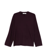 T-shirt a coste in viola Our legacy - uomo 