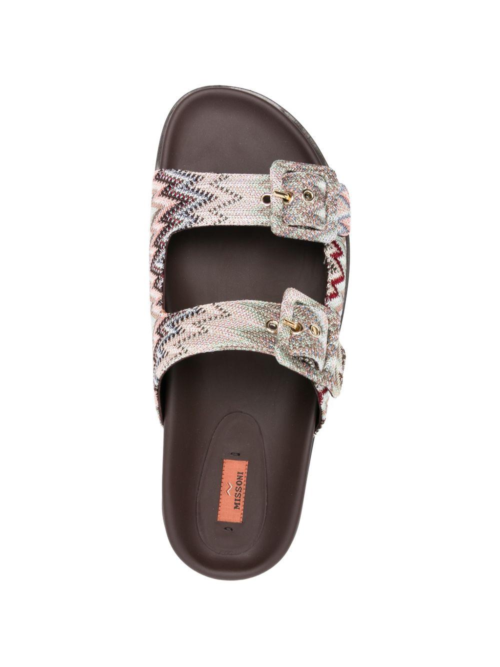 Ciabatta con motivo chevron multicolor Missoni - donna 
