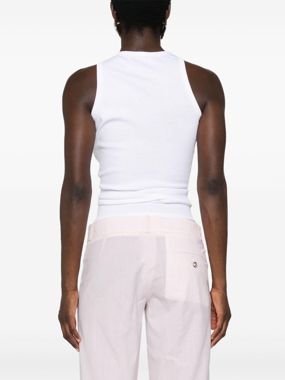 Top emoji con spilla in bianco Coperni - donna 