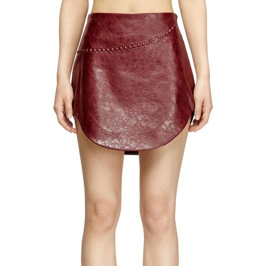 Minigonna O-Hara con logo in bordeaux Diesel - donna 