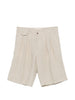 Pantaloncini con dettagli a pieghe in beige Briglia 1949 - uomo