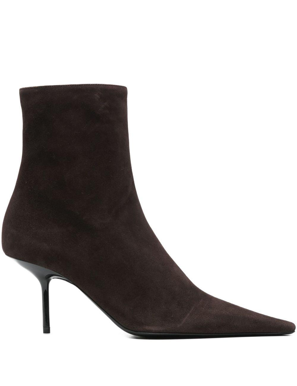 Stivaletti a punta in marrone Victoria beckham - donna 