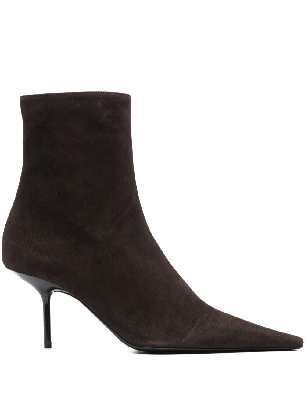 Stivaletti a punta in marrone Victoria beckham - donna 